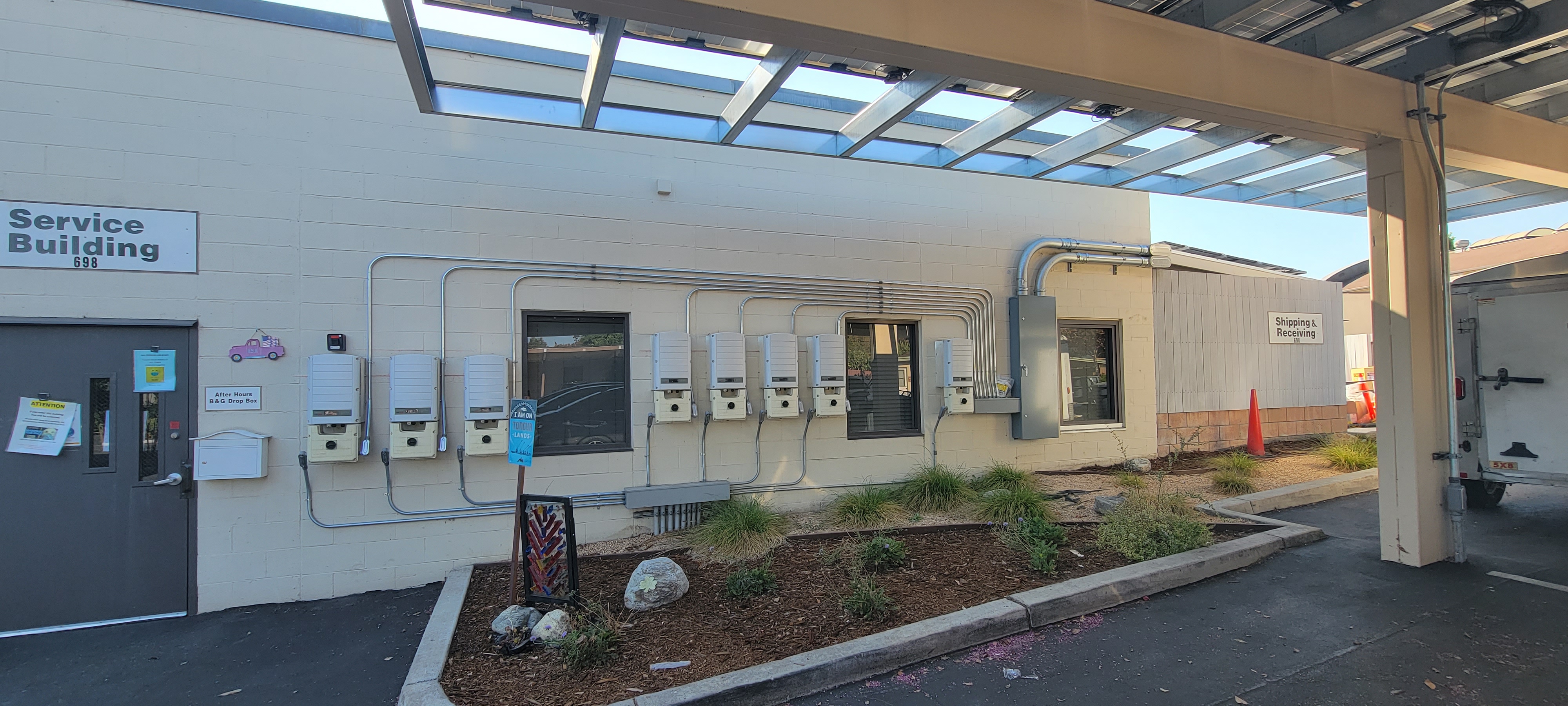 Industrial electrical panel installation in Orange County